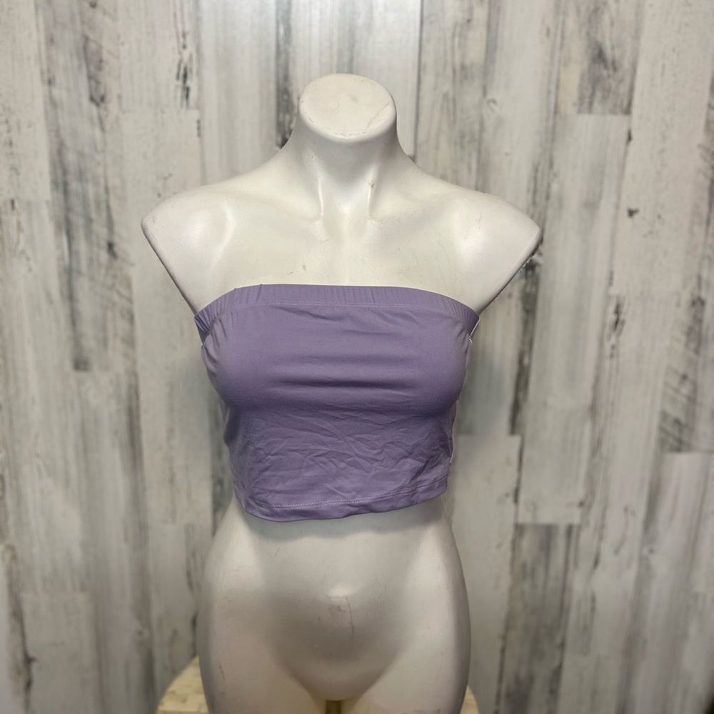 Purple crop top